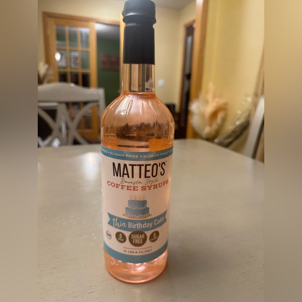 Matteo’s Birthday Cake Flavored Syrup